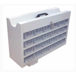 Accesorio casete con 24 cajas Carros de medicación MOBILIARIO GREX uso clínico,médico,hospitalario,dental y laboratorio.