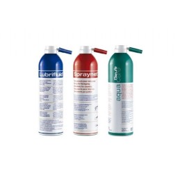TRIOPACK Lubrifluid + Spraynet + Aquacare Limpieza y lubricación Bien Air uso clínico,médico,hospitalario,dental y laboratorio.