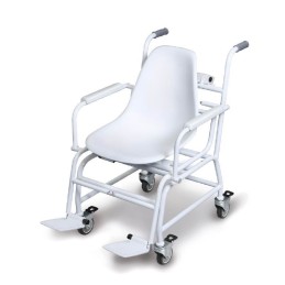 Báscula silla móvil Básculas digitales de geriatría KERN uso clínico,médico,hospitalario,dental y laboratorio.