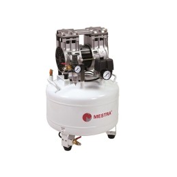 Compresor de pistón seco 80 L/m sin secador Compresores MESTRA uso clínico,médico,hospitalario,dental y laboratorio.
