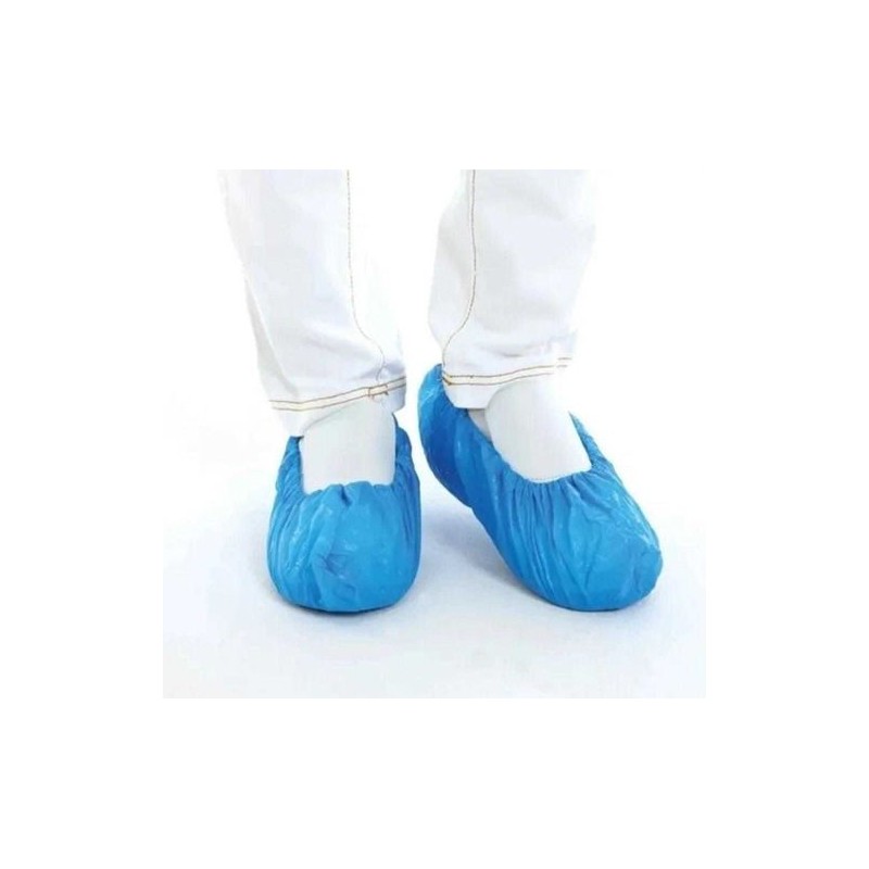 Cubre zapato desechable 2000 unidades Material desechable KLMED uso clínico,médico,hospitalario,dental y laboratorio.
