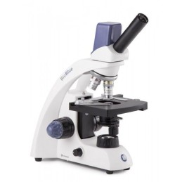 Microscopio BioBlue digital. Monocular Microscopios educación ELECTROGREX uso clínico,médico,hospitalario,dental y laboratorio.