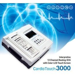 Electrocardiógrafo CardioTouch 3000 12 derivaciones Electrocardiógrafos ELECTROGREX uso clínico,médico,hospitalario,dental y ...
