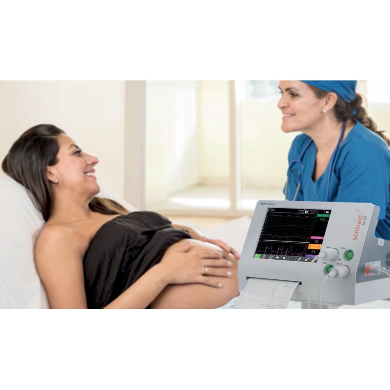 Monitor maternofetal Intraparto Team3I Dopplers fetales HUNTLEIGH uso clínico,médico,hospitalario,dental y laboratorio.