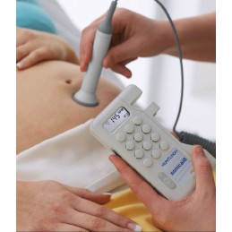 Doppler fetal pantalla Sonicaid FD2 sin sonda Dopplers fetales HUNTLEIGH uso clínico,médico,hospitalario,dental y laboratorio.
