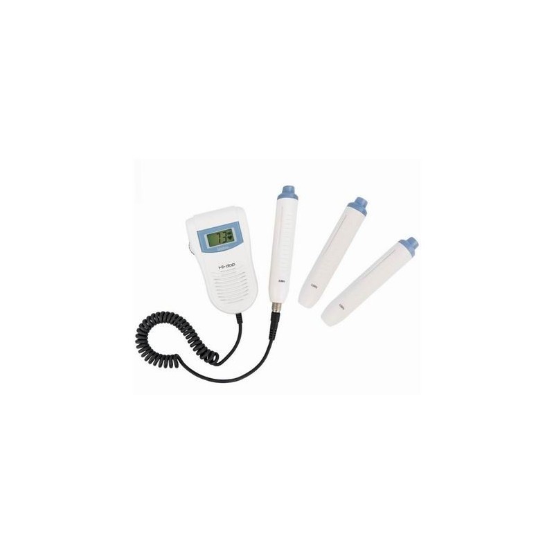 Doppler vascular HI-DOP 3 sondas Dopplers fetales MEDICAL ECONET uso clínico,médico,hospitalario,dental y laboratorio.