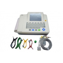 Electrocardiógrafo CM1200A de 12 derivaciones Electrocardiógrafos COMEN  uso clínico,médico,hospitalario,dental y laboratorio.