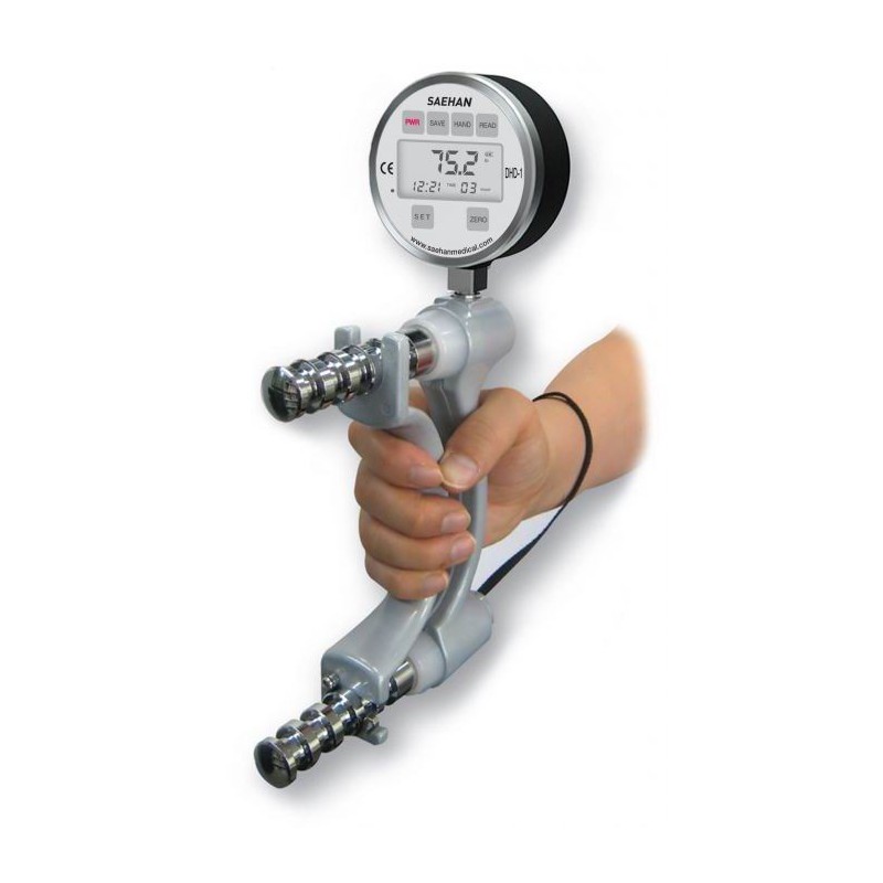 Dinamómetro de mano digital Evaluación fuerza FISIOGREX uso clínico,médico,hospitalario,dental y laboratorio.