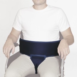 Cinturón para silla con soporte perineal Seguridad - Contención GERONTOGREX uso clínico,médico,hospitalario,dental y laborato...